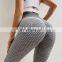Free Sample High Waist, Seamless Honeycomb Fitness Yoga Pants Scrunch Butt Lift Leggings For Women/