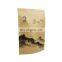 Custom Printed Doypack Resealable Zip lock Brown Kraft Paper Standing Up Pouches Packaging Bags