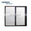 Outdoor Ventilation Tempered Glass Down Sliding Windows Fresh Air System Aluminum Vertical Slide Window