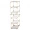 2020 New Design Gold Connection Book Display Rack 6 Tiers Clear Acrylic Book shelf