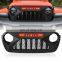 Red Pentagram devil grille For Jeep Wrangler JL/JT 2018-2021 For Jeep Wrangler accessories