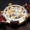 Sewor 605-1 Automatic Mechanical Relogio Masculino Branded Watches Men Luxury Leather Strap Design