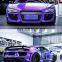 Runde Наборы высочайшего качества для модернизации Audi R8 V10 2006 - 2015 годов выпуска. Регулярный дизайн, бампер передний и задний из резина или полууглерода, боковые юбки