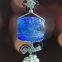 Colored Glass Luxury Rearview Cabbage Car Charm Hanging Pendant Large Size