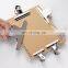 Stationery office file holder gold antique brass binder metal clip
