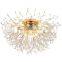 Gold Modern Crystal Designs Glass Ball Bedroom Kitchen Chandelier LED Light