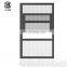 Sound Burglar Water Storm Proof Fire Rated Grill Design s And Mosquito Net, U PVC Vertical Sliding Single Hung Glass Window