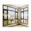 Thermal break  double tempered impact glass Heat insulated aluminum casement window with more view