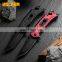 New Outdoor Survival Folding Knife Camping Self-defense Knife With Belt Clamp Grindstone Window Breaker Multi-functional Tool