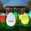 DMX control waterproof Solar charging motion lights outdoor garden led ball stone lamp