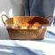 high quality Natural Shelf Basket with Handle for Organizer Stackable seagrass Woven rattan fruit picnic Baskets for Storage