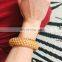 Hot Sale Round handwoven rattan bracelets, Natural Summer rattan bangles cheap wholesale