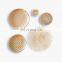 HOT Sale Decorative Woven Bamboo Wall Hanging Decor Set Wall basket decor Wholesale made in Vietnam Manufacturer