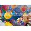 Customized Indoor Colorful Playground Crotheted Rainbow Climbing Rope Net For Children