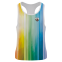 good quality custom sublimated singlet with fashionable design