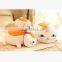 wholesale high quality low price funny cat shape plush soft stuffed pillow