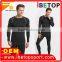 2016 high quality sports trainning men's long sleeve compression shirt