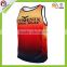 never fading Italy ink sublimation infant singlet/tank top