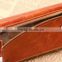 Lady Genuine Long Leather Trifold Bifold Money ID Wallet Clutch Purse brown