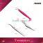 factory outlets stainless steel tweezers for eyebrows