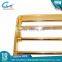 Manufacturer hotel style aluminum gold bathroom clothes towel rack/shelf