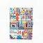 New York City style leather flip case for ipad 6 pu leather printing case