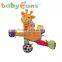 Babyfans Giraffe Grasp Bell Plush Soft Hanging Toys For Baby Intelligence Toy Baby