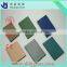 haojing 3mm light green reflective glass float glass price with CE&ISO9001