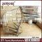 glass spiral staircase stairs handrail siderails tempered glass