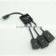 Manufactory micro usb otg hub adapter with high quality data transfer