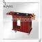 Wood restaurant flambe trolley with double burner and wheels