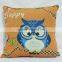 PLUS cushion owl owl cushion Unique owl pillow cover for sale