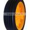 5 inch semi-pneumatic rubber wheel for push cart, hand trolley, industrial trolley