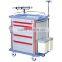 Medical Hospital ABS Emergency Trolley