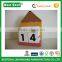 Yellow Pencil Decor Teacher Gift School Decor Wooden Block Perpetual Calendar