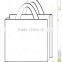 Fresh vegetables packaging plastic shopping bag with logo
