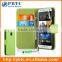 Set Screen Protector Stylus And Case For HTC One Mini , Dark Blue Leather Wallet Cell Phone Case Cover
