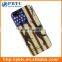 Set Screen Protector And Case For Iphone 5 , Hard Plastic Retro Style Union Jack Cell Phone Case Wholesale