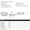 stainless steel stair baluster end cap for balcony