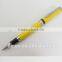 OEM Design Logo New Metal Roller Pen ,Wholesale White &Yellow Metal Ballpoint Pen