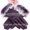 Bestselling Micro Velvet PU Leather Touch Screen Gloves For Ladies