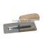 Venetian Trowel, Stainless Steel Trowel, Natural Wooden Handle Unlacquered