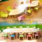 New modern design kindergarten desks and chairs kids study table furniture school