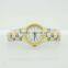 Hot Selling Gold Plated Details Quartz Brand Name Ladies Watches