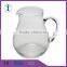 handmade clear glass juice pitcher, 2.5l octagonal glass juice pitcher