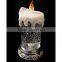 LED Candle Light Swirling Glitter Christmas Water Colour Changing printied