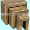 wooden cube nest of tables,mango wood furniture