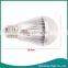 E27 5W 2800-3200K Warm White Light Radar Inductive LED Light Bulb