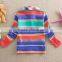 2-6Y (82151#stripe) Nova kids wear baby boy long sleeve t shirt cotton cars embriodered tops