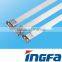 304/316 material metal tie strap for shipborne fasterner ladder musti barb lock type